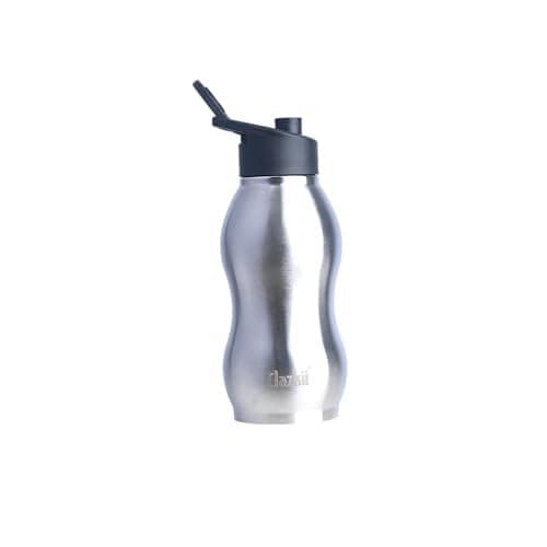 Clazkit Platina 750ml Sporty Stainless Steel Water Bottle |ISI Certified |Leakproof, Rust-Free, BPA-Free, Durable for College, Fridge, Sports, Gym, Yoga & Office – Easy to Clean & Reusable