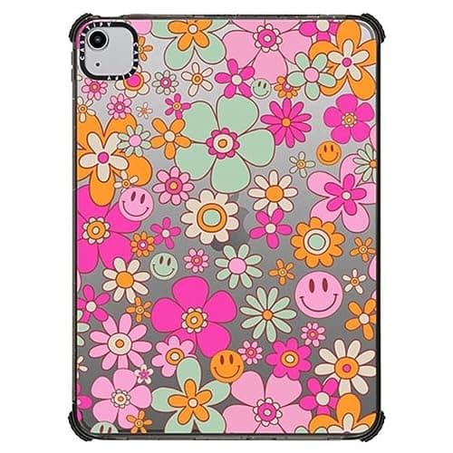 CASETiFY Impact Case for iPad Air 109 4th5th Gen Groovy Pattern Clear Black