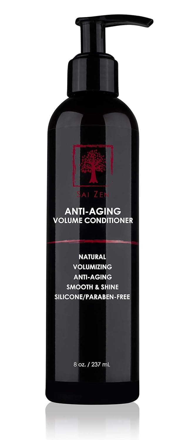 AntiAging Volume Conditioner AntiThinning and Volumizing Formula Made in USA Sulfate and Paraben Free All Hair Types 8 oz