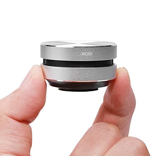 Bluetooth Mini Speaker Bone Conduction Portable Wireless Speaker Stereo Bass Sound Creative Portable Speakers Mini Size Music Player for Home,Outdoor,Travel (Silver)