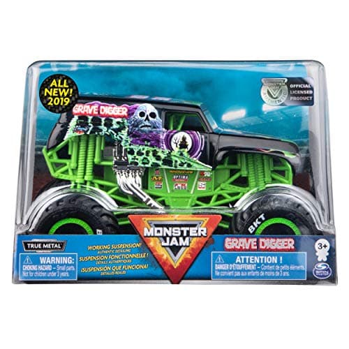 Monster Jam Official Grave Digger Monster Truck DieCast Vehicle 124 Scale