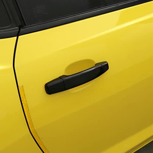 CheroCar Compatible with Camaro Exterior Door Handle Cover Handle Trim Decor Exterior Accessories Compatible with 20102015 Chevrolet Camaro Black