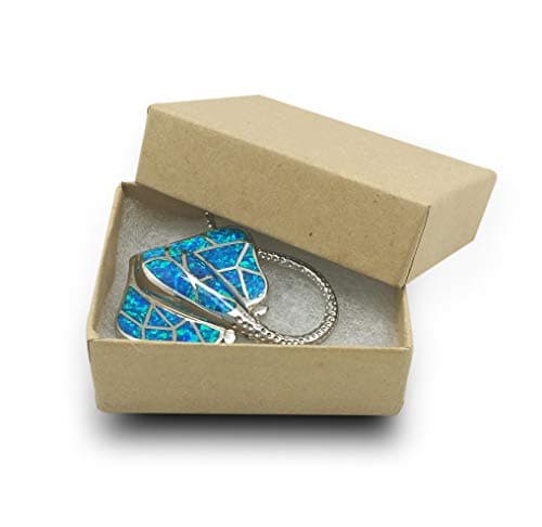 TheDisplayGuys 100Pack 10 Cotton Filled Cardboard Paper Jewelry Boxes Gift Case Kraft Brown 19 x 13 x 07 for Shipping or Storage