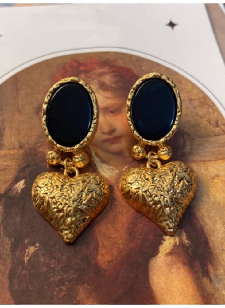 Vintage 3D Elegant Earrings From Middle Ages