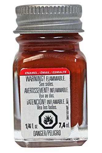 Testors Corp. Enamel 1/4 oz Rust TES1185TT Plastics Paint Enamels