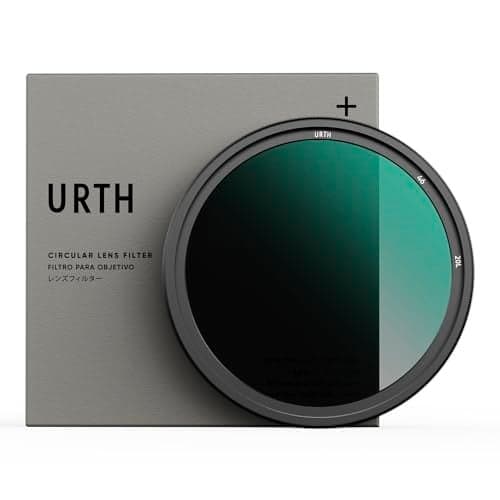 Urth 46mm ND2-32 Variable ND Lens Filter (Plus+) — 1-5 Stop Range, Ultra-Slim 20-Layer Nano-Coated Neutral Density Filter for Cameras