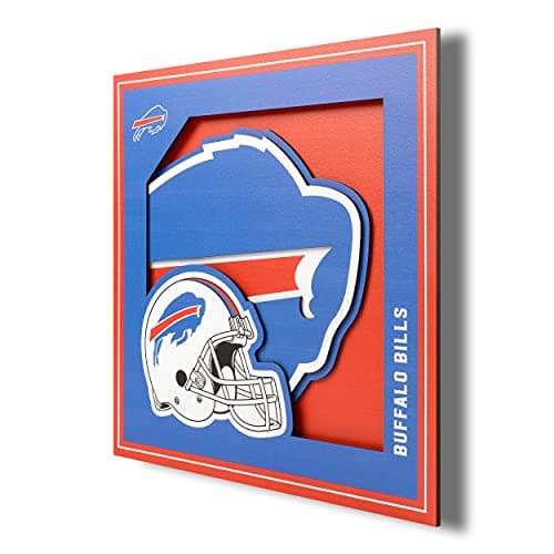 YouTheFan NFL Buffalo Bills 3D Logo Series Wall Art - 12x12