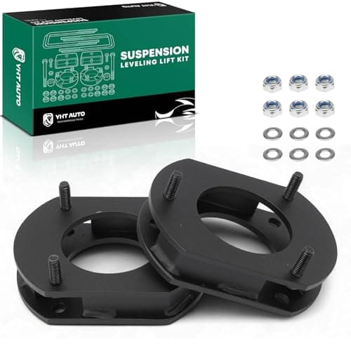 YHTAUTO 2 inch Front Leveling Lift Kit Compatible with Jeep Grand Cherokee WK2 Series 2011-2022, RWD/4WD, Steel Strut Spacers Suspension Leveling Kit w/Hardware Kit Set of 2