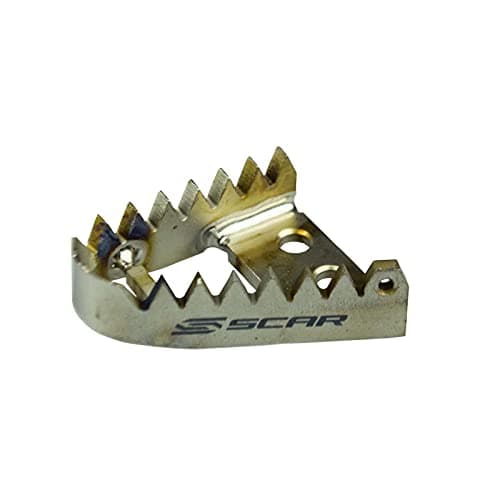 SCAR Titanium Brake Pedal Tip Compatible with BETA 65 125 200 250 300 350 390 430 480 SHERCO 1226 KTM SX SXF EXC EXCF XC XCF XCW XCFW SMR 690 701 890 1290 Adventure SMC Enduro 0316 HUSQ 1416