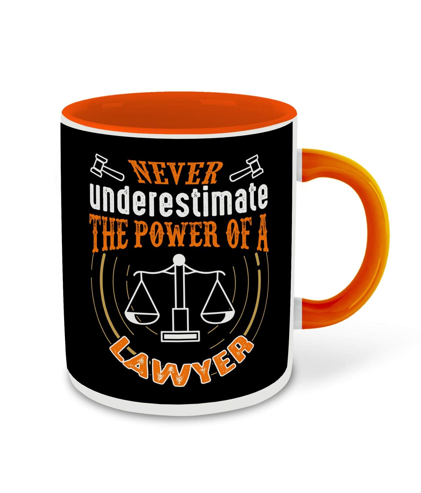 WHATS YOUR KICK - Lawyer Inspired Designer Printed Orange Ceramic Coffee |Tea | Milk Mug (Gift | Advocate | Law Quotes | Profession) (Multi 16)