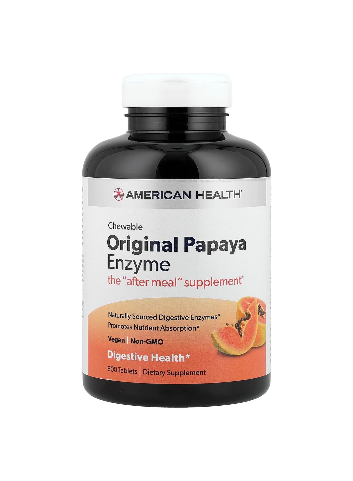 Original Chewable Papaya Enzyme, 600 Tablets