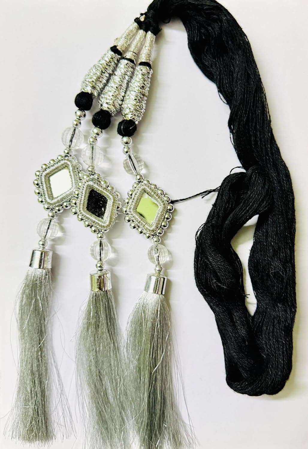 Womens Patiala Shahi ParandaParandi Traditional Hair Accessory Braid TasslesHair ExtensionChoti For wedding Long Straight Hair Style