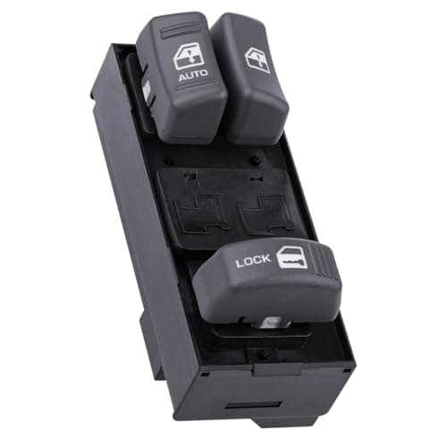AiYiGu Power Door Lock Window Switch Control Driver Side Compatible with 1995-2000 Chevrolet Chevy Tahoe S10 Blazer C/K 1500 2500 3500 GMC Yukon Sonoma Isuzu Hombre i-370 Replace OE 15151356 19244656