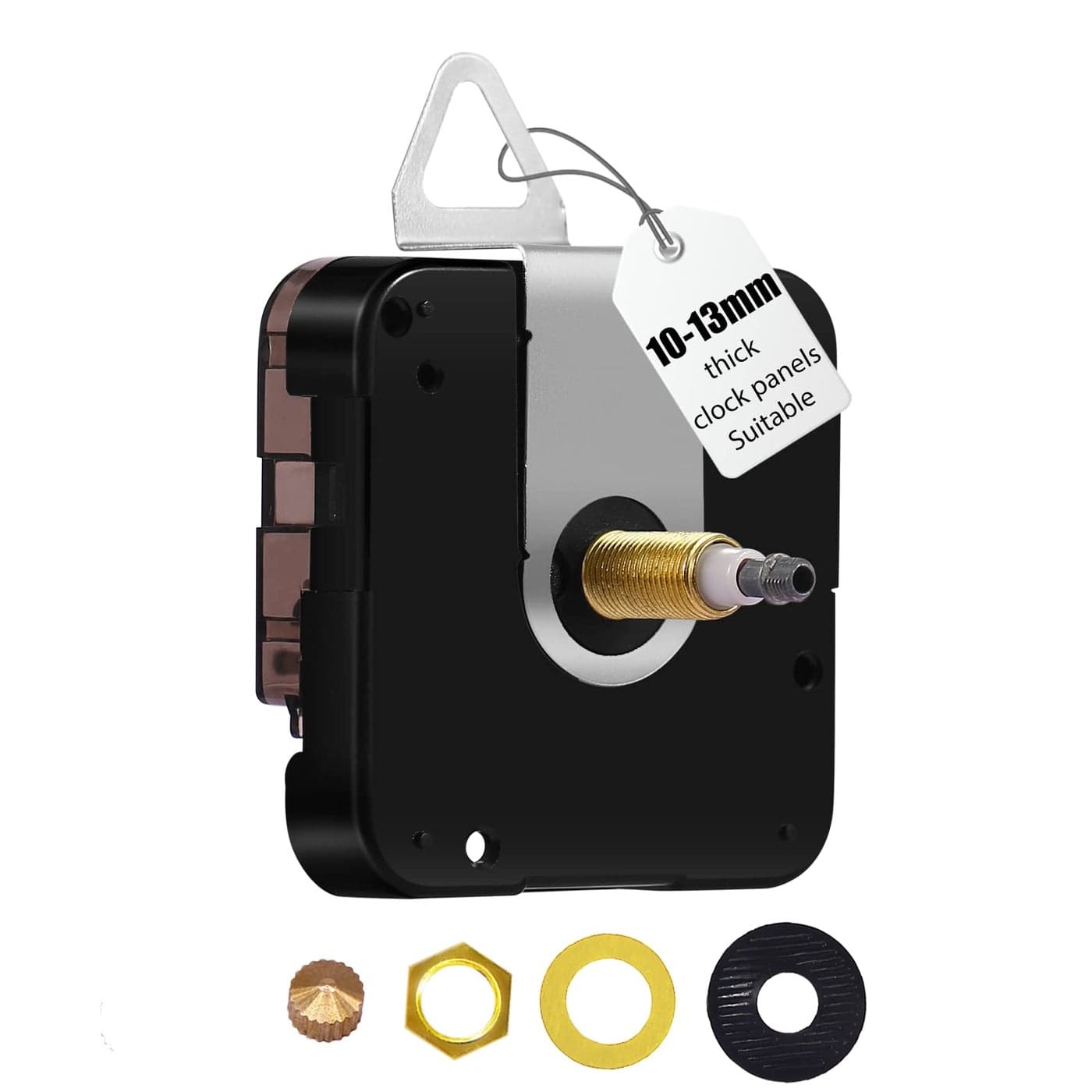 DEEWISH Large Wall Clock 12888 Movement Replacement I Axis Shaft High Torque Clock Parts Quartz Clock Mechanism Battery Operated Giant Wall Clock Motor Repair DIY DW12888I No Hands