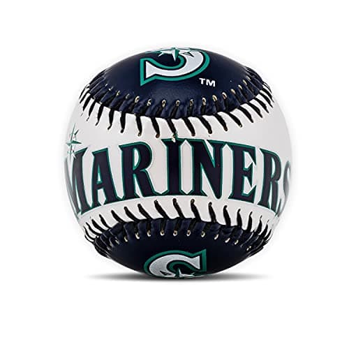 Franklin Sports Seattle Mariners MLB Team Baseball - MLB Team Logo Soft Baseballs - Toy Baseball for Kids - Great Decoration for Desks and Office