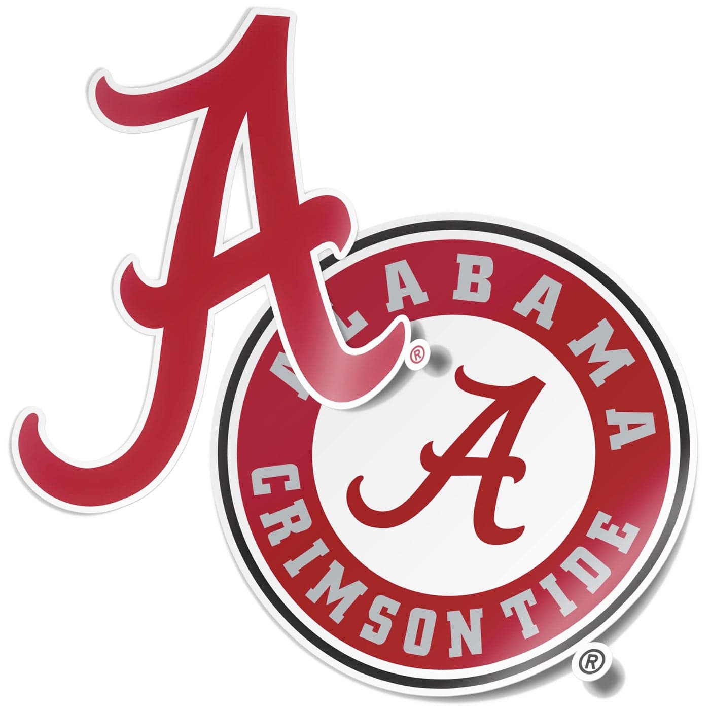 Desert Cactus University of Alabama Sticker Roll Tide Bama Crimson Tide Vinyl Decal Laptop Water Bottle Car Scrapbook 4 Inch Set V1