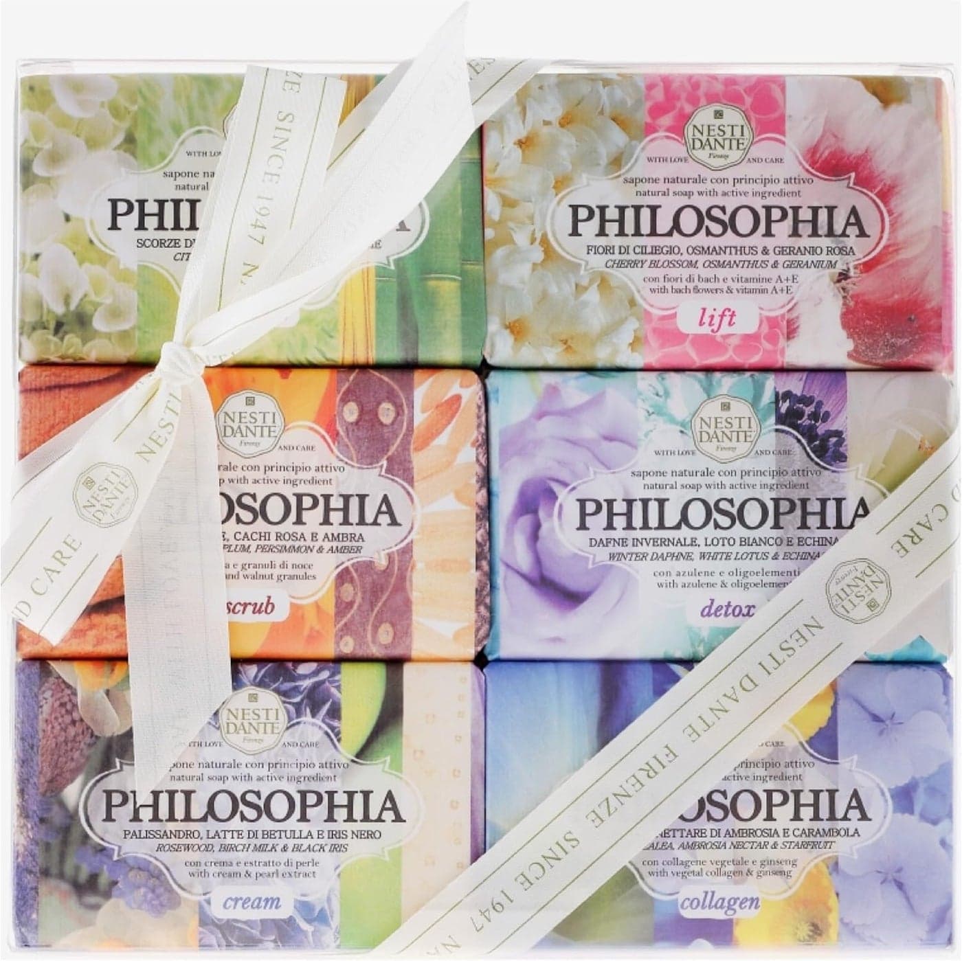 NESTI DANTE Philosophia Soaps The Collection 6x150 grams