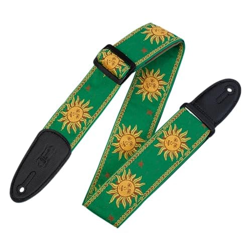 Levy's Leathers MPJG-SUN-GRN Polypropylene Guitar Strap