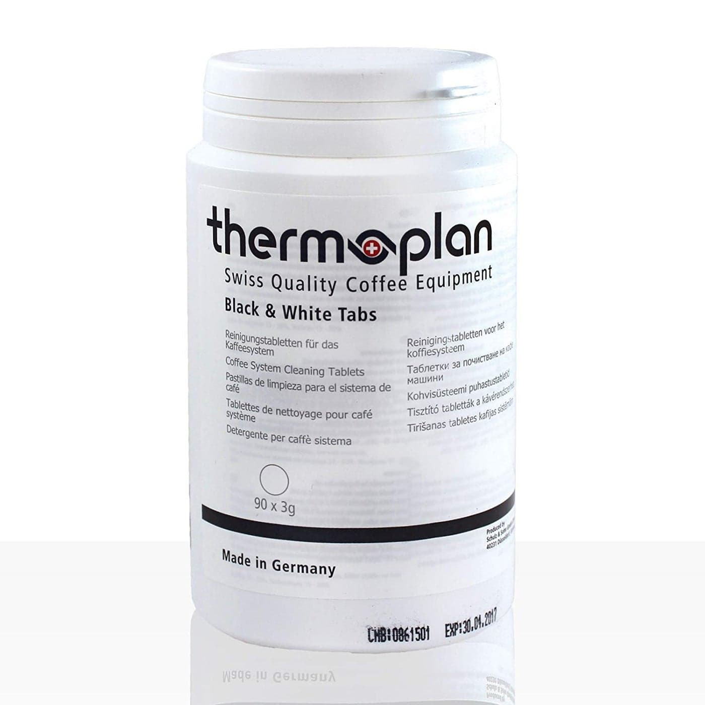 Thermoplan Cleaning Tablets Black and White coffee machines Box of 90 BlackWhite CT CTM CT2MF5 easyline barbeanie ONE Tiger Tiger cool