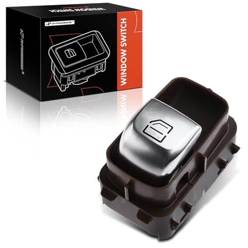 APremium Power Window Switch Compatible with MercedesBenz E300 20162018 GLC300 20162018 S400 2015 S500 20152018 S600 20152017 Front Right Passenger Side Coffee Color Replace 2229051904