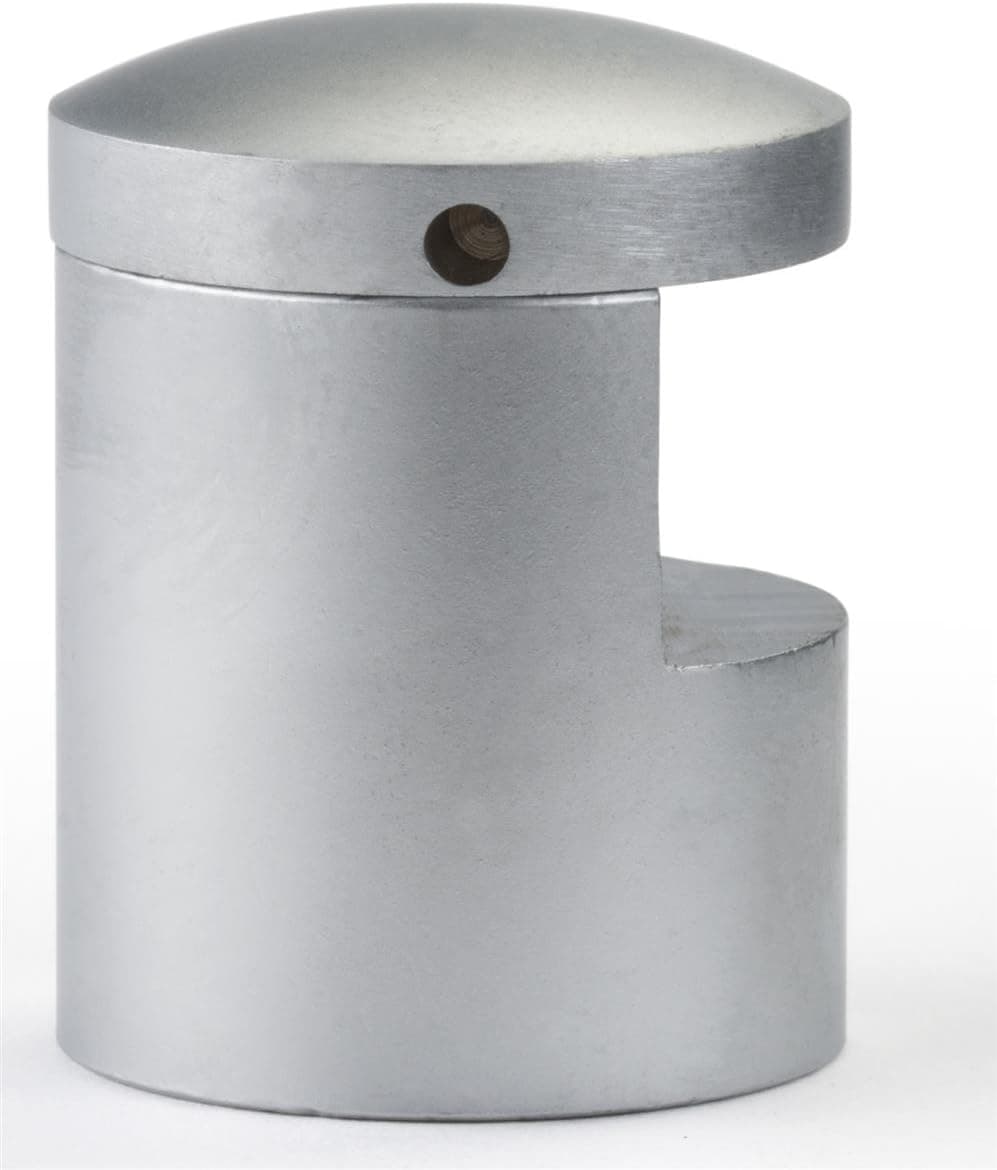 Displays2go 1 x 12 Edge Grip Standoff Screws Satin Aluminum Edge to Hold Signs Aluminum EG25SA500