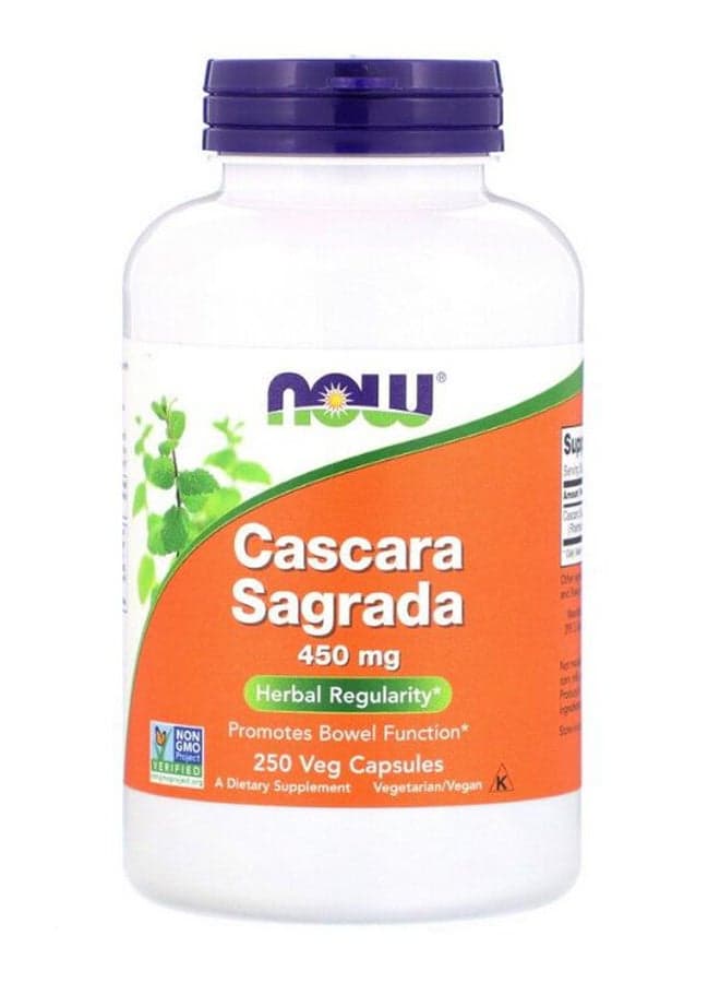 Cascara Sagrada Dietary Supplement - 250 Capsules