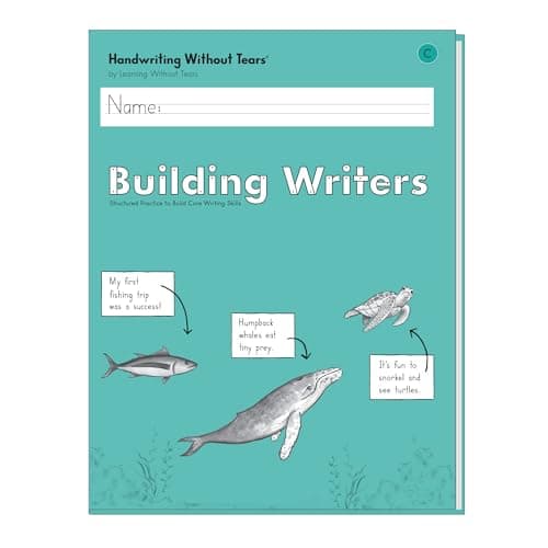 Learning Without Tears Building Writers Student Edition, Age 7+, 2nd Grade+, Handwriting Without Tears, Narrative, Information, Opinion, Fluency, School & Home, Tutor, Sensory & Motor Skills, Sensory