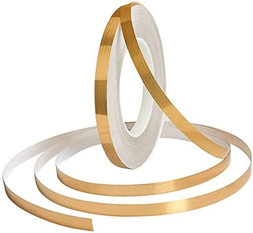 SEVIA Decoration Tape Selfadhesive Home Tile Sticker Waterproof Gap Sealing Tape Strip For Floor Tiles And Wall Decor Tape 1cm X 50 Meter Gold