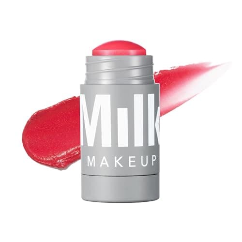 Milk Makeup Lip Cheek Stick Buildable Cream Blush Lip Color wHydrating Mango Butter Avocado Oil for a Natural Flush LongLasting Multiuse Vegan Formula Flip True Red 021 oz