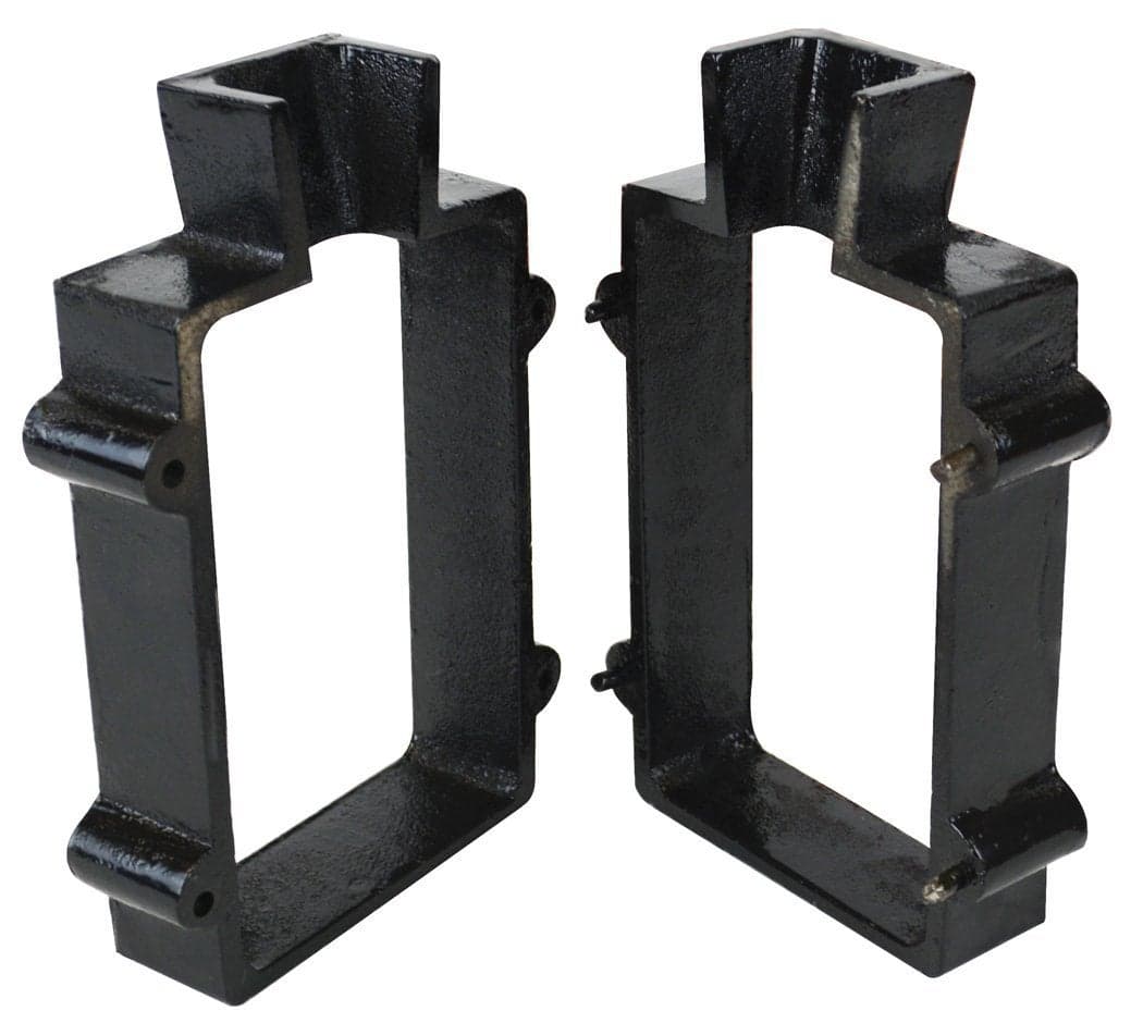 Cast Iron 2-Part Sand Casting Flask Mold Frame for Delft Clay and Petrobond Sand Casting for Jewelry Making and Metal Pouring