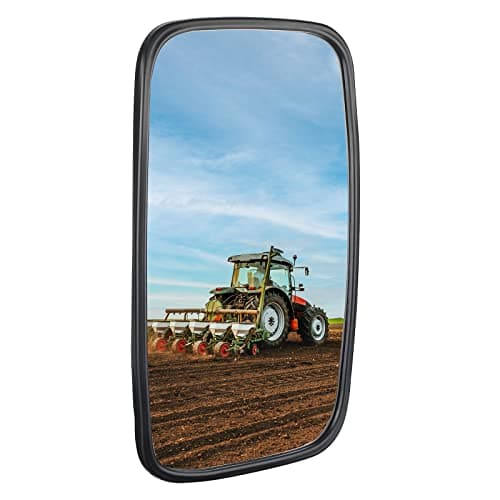 KEMIMOTO Tractor Mirror, Farm Excavator Mirrors Compatible With Front Loader Excavator Farm Tractor Such As John Deere, Case IH, Agco, New Holland, Massey Ferguson Ferguson, and Versatile 7.9" x 13"