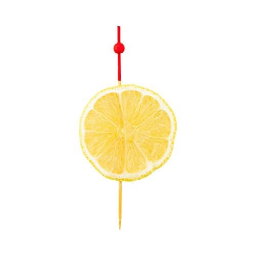Restaurantware 4.5 Inch Decorative Skewers 1000 Mini Ball Design Decorative Bamboo Skewers - Sharp Point Sturdy Red Bamboo Decorative Picks For Appetizers Or Garnishes