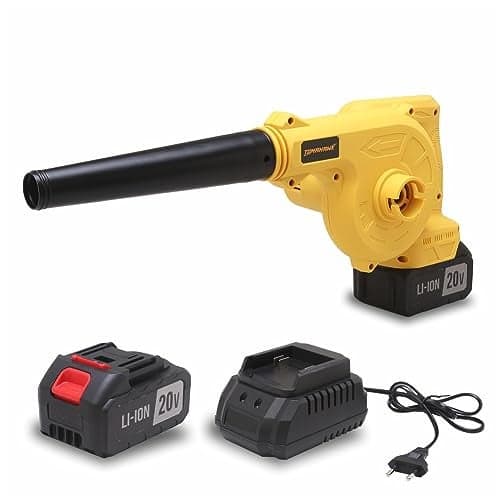 TOMAHAWK® Cordless Blower CB 40 - Powerful 100% Copper Motor, Lightweight & Portable, Quick Charging, Ideal for Construction, DIY Projects, and More