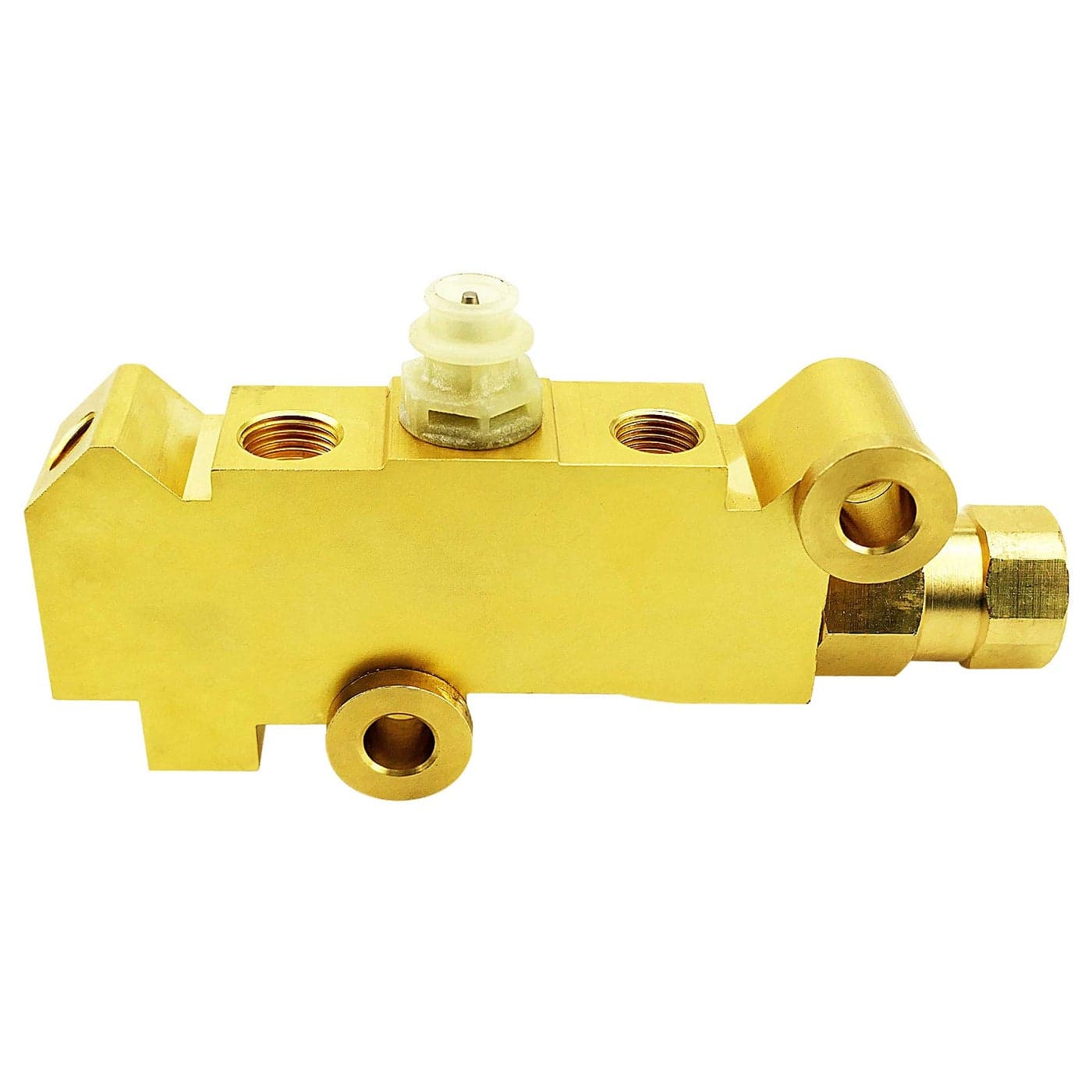 PV4 Brass CombinationProportioning Valve 1721361 PV71 DiscDisc Brake System Fit for Ford Chevy Mopar Proportioning Valve Compatible with 4 Wheel Disc Brakes Trucks