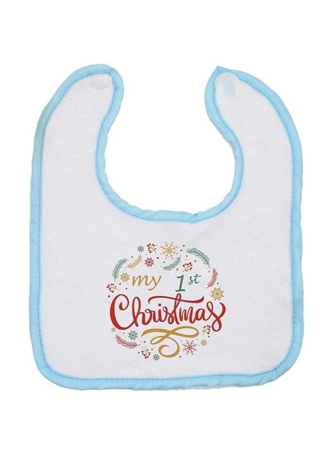 My 1st Christmas Baby Bibs It's My First Christmas Baby Feeding Bib First Christmas Baby Gifts For Boy Girl Babies Newborns And Toddlers