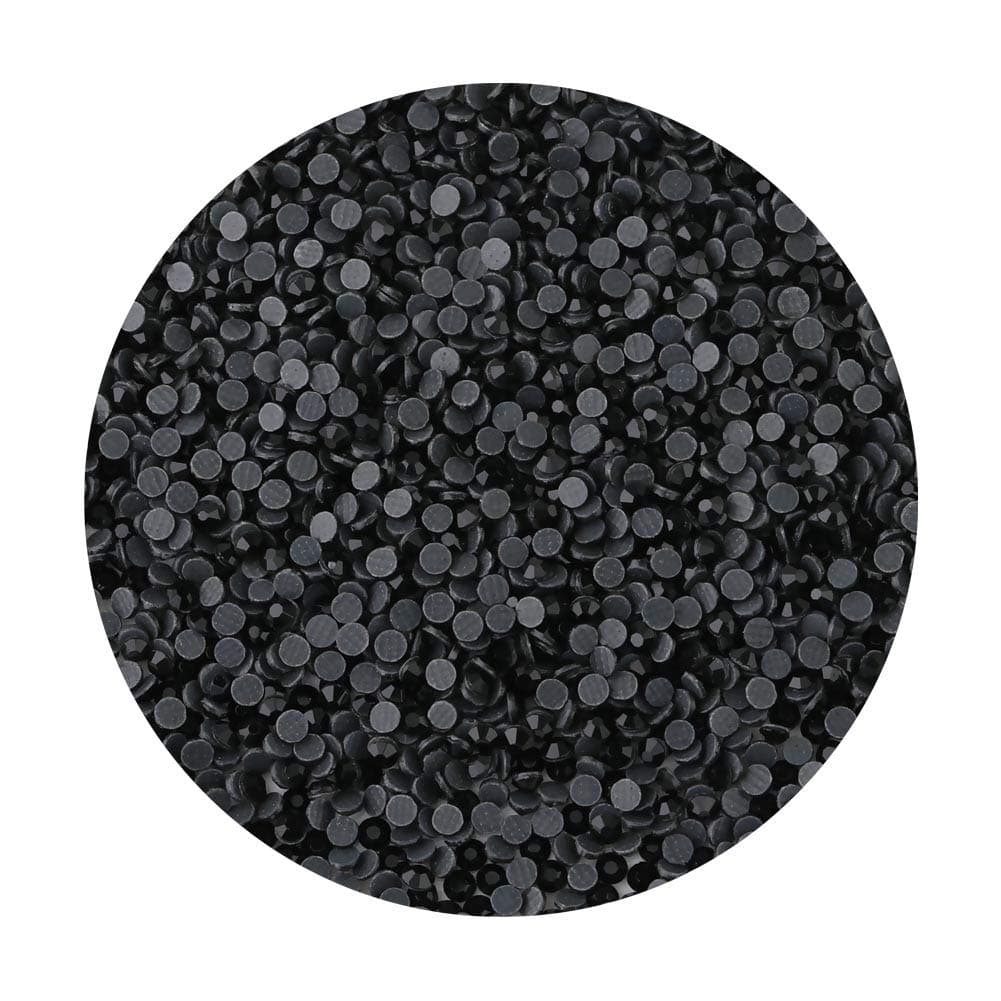 beadsland Crystal Hotfix RhinestoneMachine Cut Stone 1440pcspkg BlackSS103mm