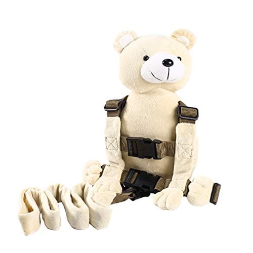 New Berhapy 3 in 1 Bear Toddler Safety Harness Backpack Childrens Walking Leash Strap for Boys and Girls super soft bear