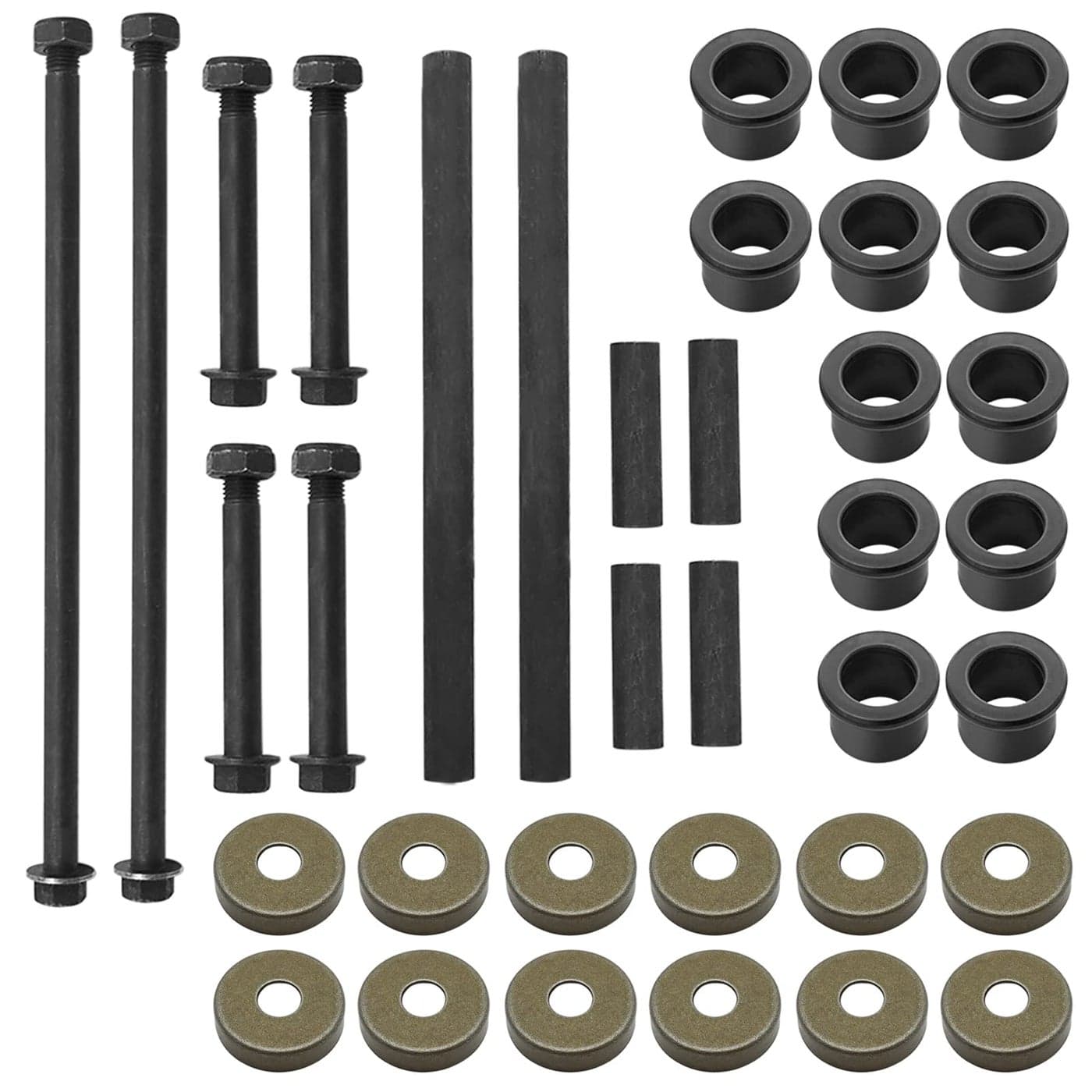 A Arm Bushing Cover Bolt Shaft Collar Kit for Yamaha Banshee 350 YFZ450 Raptor 700 250 125
