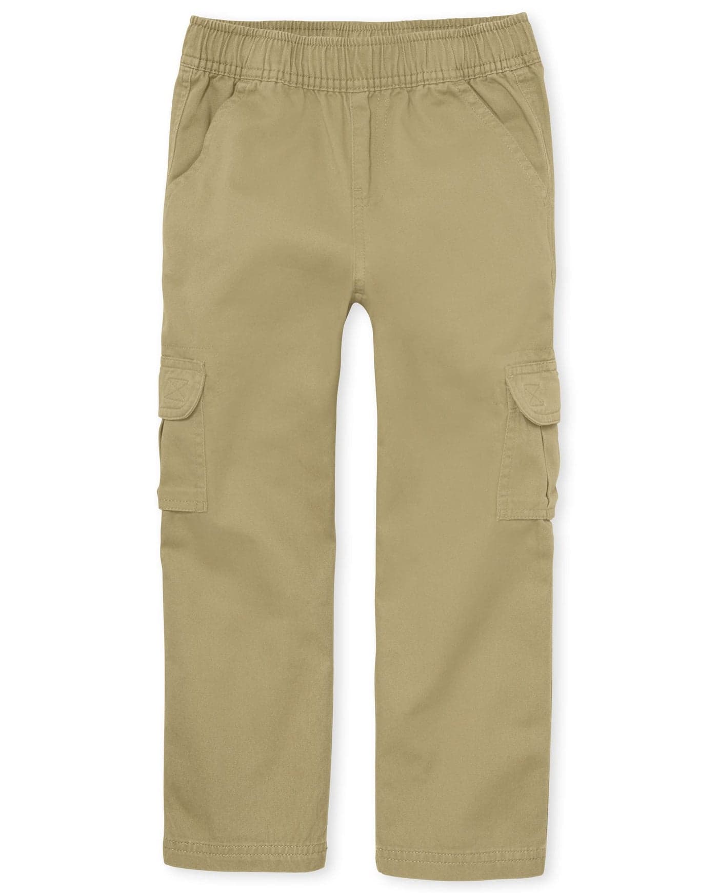 The Children's Place Boys Pull on Cargo Pants,Flax Single,12S