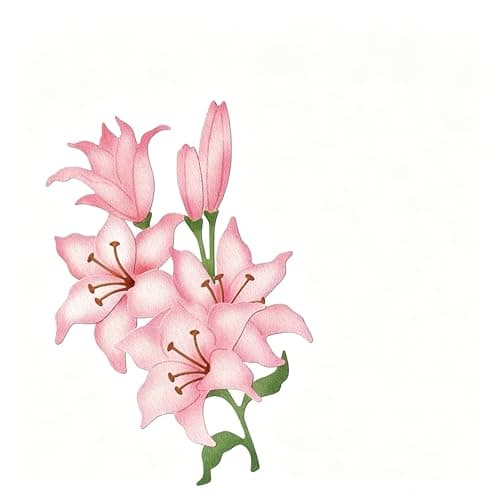 Flowers Metal Cutting Die for Scrapbooking Cut Stencils for DIY Scrapbook Photo Album Decorative Paper Card Card Making Supplies Stencils Crafting Die Cut Pink Flower 43 x 41 in