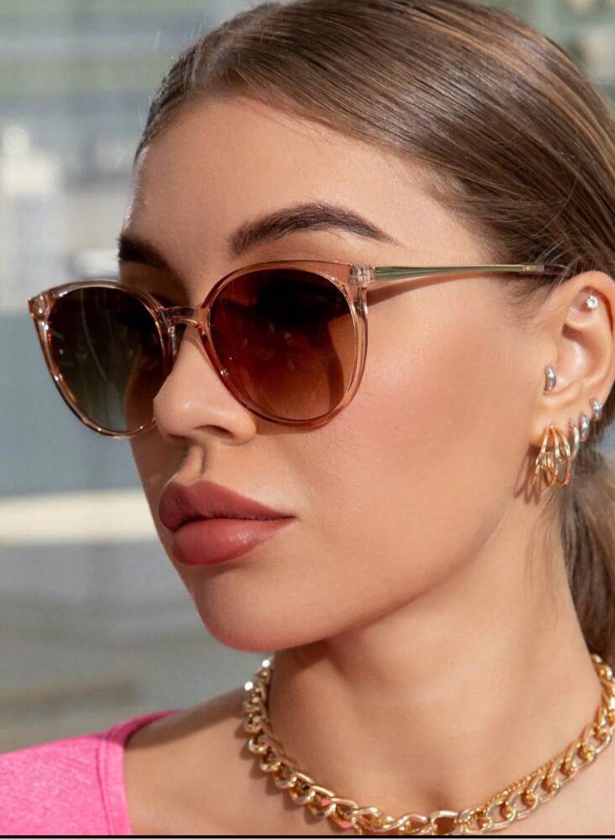 Women’s Sunglasses With Elegant Frame, Stylish Daily Eyewear