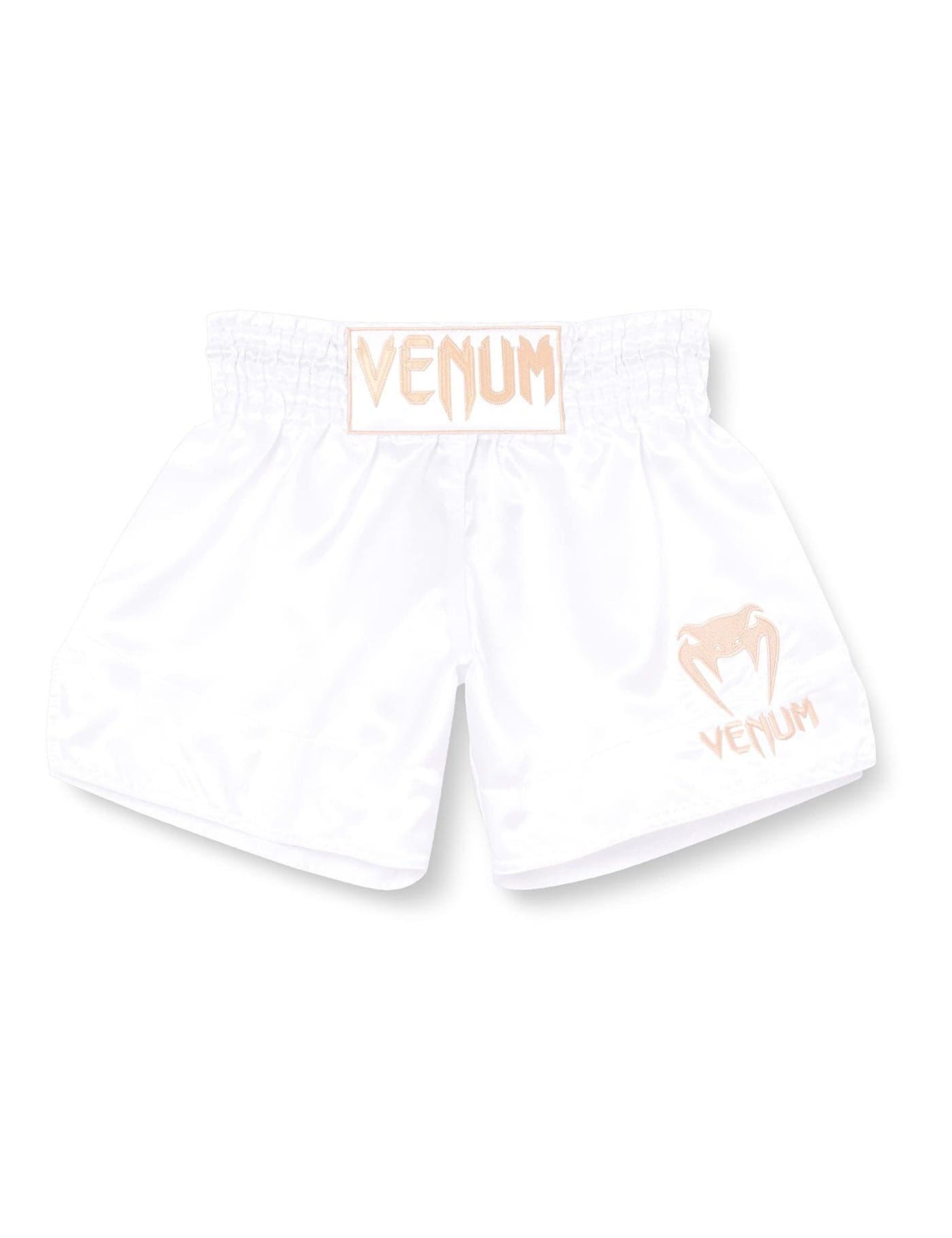 Venum Muay Thai Shorts Classic - White/Gold - L