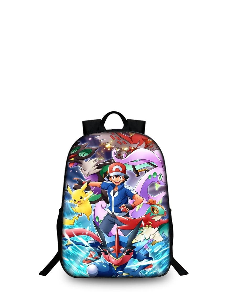 3D Pokemon Print Backpack Multicolour