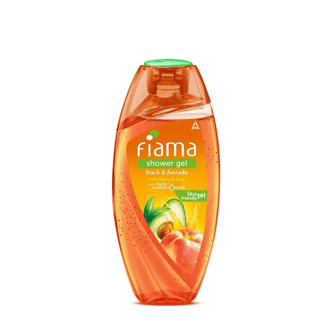 Fiama Body Wash Shower Gel Peach Avocado 250ml Body Wash for Women and Men with Skin Conditioners for Soft Moisturised Skin Suitable for All Skin Types