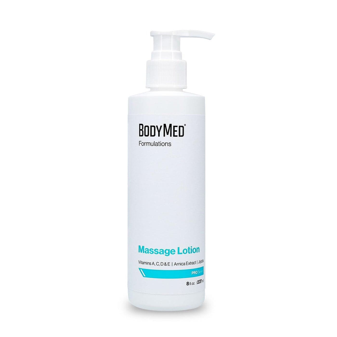 BodyMed Formulations Massage Lotion 8 oz FragranceFree AllNatural Lotion for Massage Therapy Leaping Bunny Certified with Arnica Extract Jojoba NonStaining Paraben Free