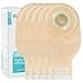 10 PCS Colostomy Bags Convex OnePiece Ostomy Bags Drainable Pouches with Belt Buckle CuttoFit Max 45mm