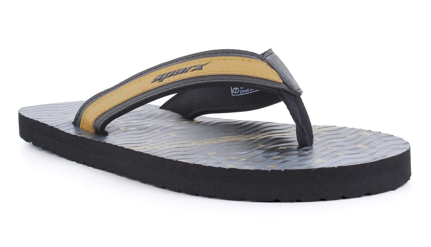 SPARX Men's Slippers, Black Gold, 6 Uk, SF0121GBKGO0006