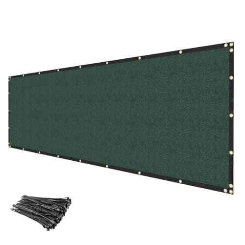 INFRANGE Privacy Fence Screen 6' x 40' Fencing Cover Heavy Duty Mesh Windscreen Cloth for Outdoor Garden Patio Backyard Chain Link Fence Green