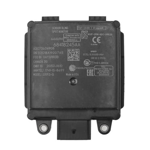 Blind Spot Monitor Sensor Alert Radar Module Compatible with 2016-2019 Jeep Grand Cherokee 68418245AA