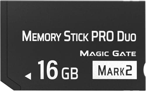 Original 16GB Memory Stick Pro Duo MARK2,High-Speed Memory Stick Duo Pro for Cybershot DSC Camera Memory Stick Cards